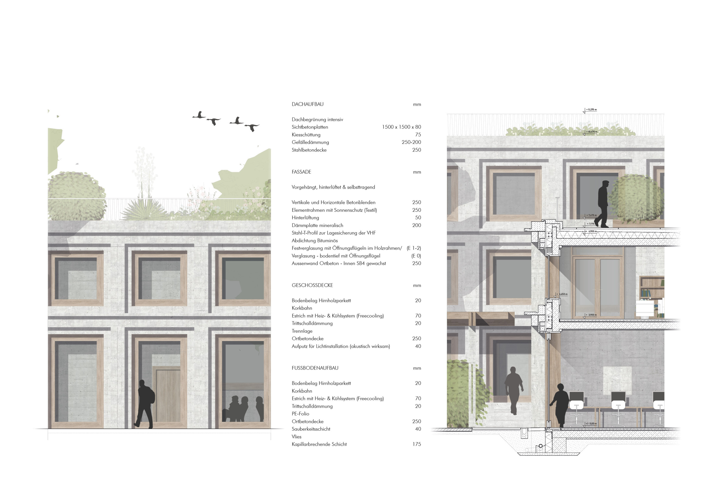 Fassadendetail / Konstruktion